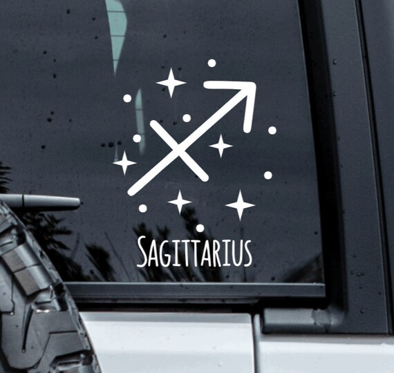 SAGITTARIUS Birth Sign Astrology Zodiac Vinyl Decal Car Wall Sticker CHOOSE SIZE 