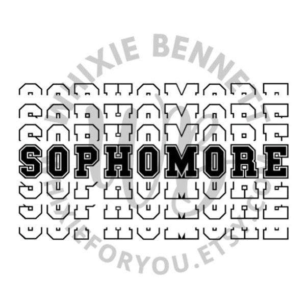 Sophomore 2026 Svg - Etsy