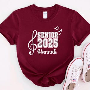 Band Senior Class of 2025 Shirt, Marching Band Senior Shirt, Band Senior Shirt, Senior Night Shirt, Senior Band Gift