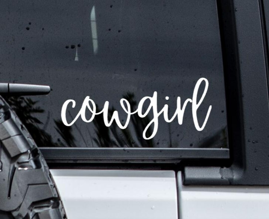 Can't Tell Her Much Cowgirl Sticker main image 1