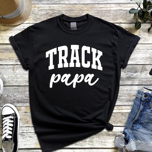 Track Papa Shirt, Track and Field Papa T-Shirt, Track and Field T-Shirt, Track Support Shirts, Matching Track Shirt