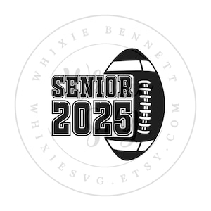 Football 2025 PNG Design - Flag Football Senior 2025 SVG - Football Class of 2025 Senior Night Design - Flag Football Senior Design