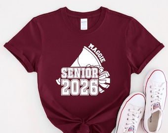 Cheer Senior Shirt | Cheer Senior Tee | Cheer Senior T-Shirt | Cheer Senior Night Shirt | Cheer Senior Gift