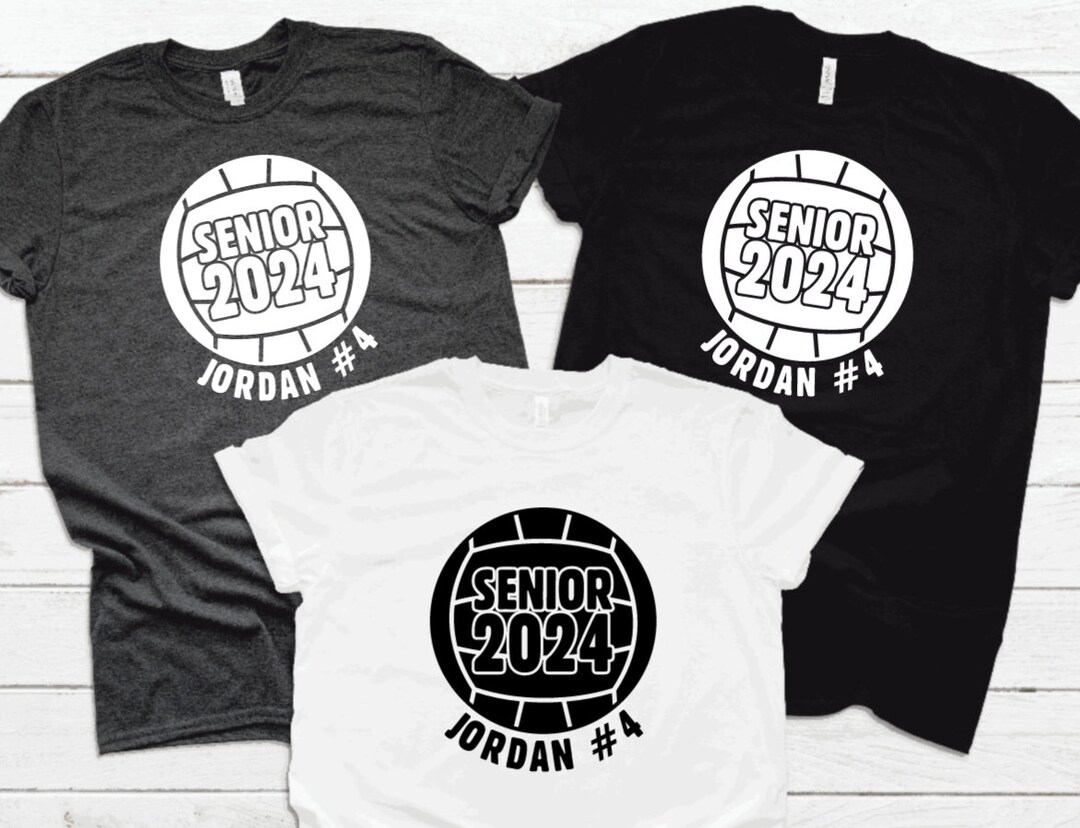 Volleyball Senior CLASS OF 2024 Tshirt, Volleyball Tshirts, Volleyball Fall Ball Support T