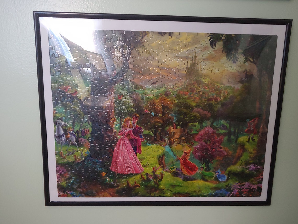 Jigsaw Puzzle Puzzles Framed Pictures Picture Decorating Arts Etsy