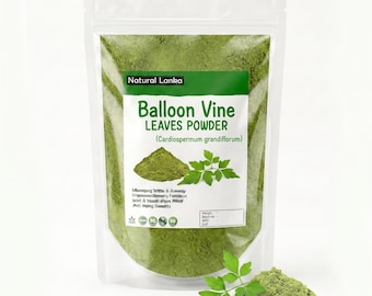 Organic Balloon Vine Plant Powder | Mudakathan Keerai | Cardiospermum Halicacabum Powder | Herbal Tea | Ayurvedic Herbal Powder