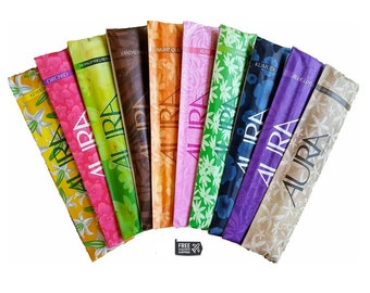 Aura Incense Sticks Variety Packs (15 Sticks Pack) Handmade Aura Incense Stick | Original Aura Insense Sticks