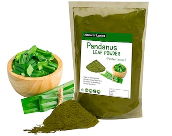 ORGANIC PANDAN Leaf Powder | Pandanus amaryllifolius | Daun pandan | Natural - No additives | Premium from Sri Lanka