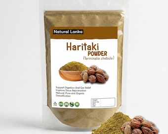 Haritaki Powder, Organic Terminalia chebula (Harade), Ayurveda Herb Chebulic Myrobalan - 100% Organic and Natural Harade