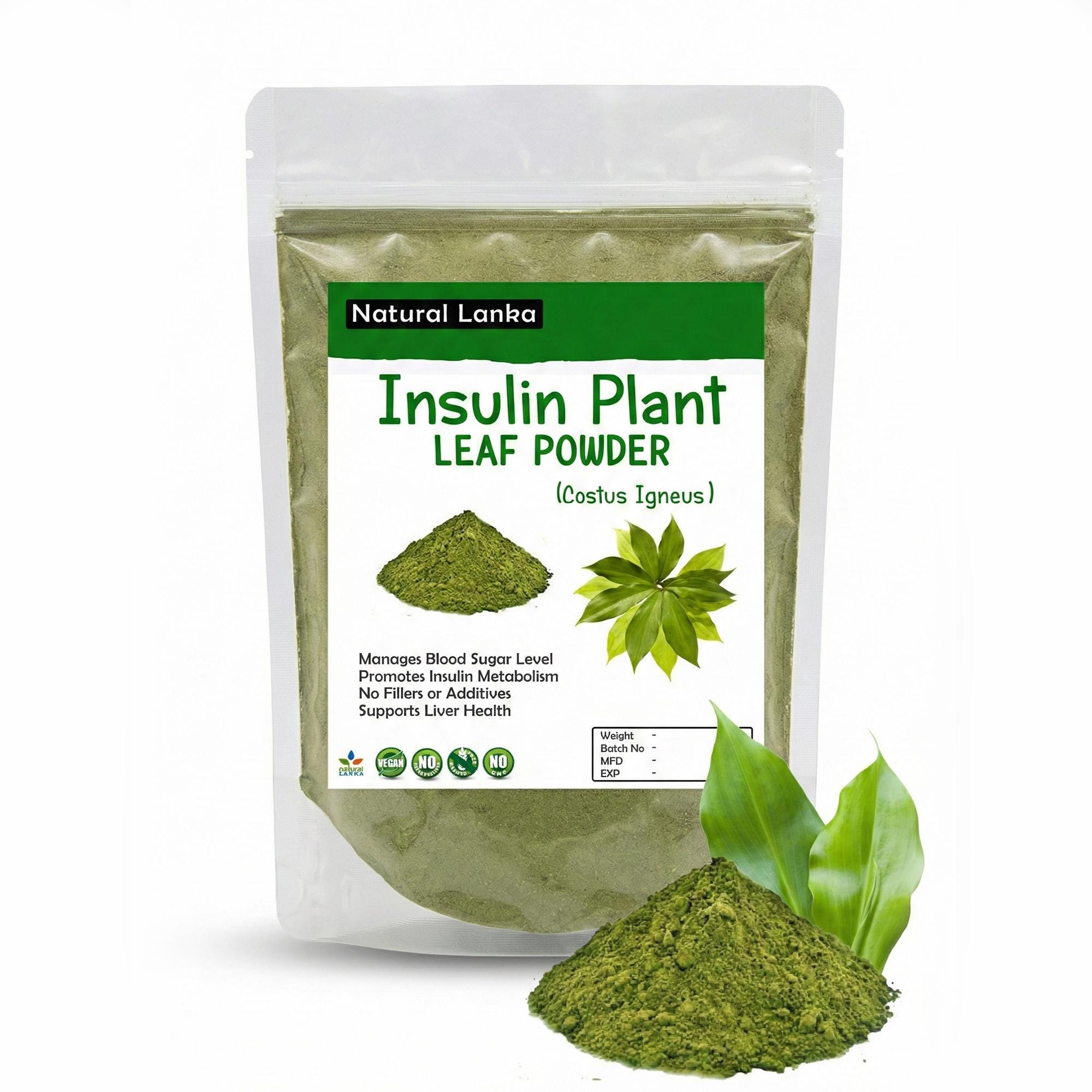 Organic Insulina Plant Dried Leaves Powder ( Costus Igneus ) Thebu | Best  Herbal Tea/no Artificial Ingredients and NON_GMO - Etsy Singapore