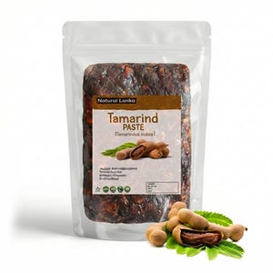 Dried Tamarind Paste | Seedless |Organic Tamarind PULP Paste | Imli Ready To Use Cooking Chutney |  Sun-Dried, Sri Lankan Spice