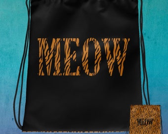 DRAWSTRING POUCH TAME MY TIGER main image 1