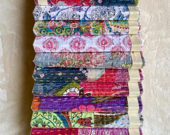 HARDBACK Handgemachtes Stoff Journal - 8 x 6, Block print Textil, Boho Design, Normalpapier, Schreib Journal, Skizzenbuch, Kunst Reisebuch