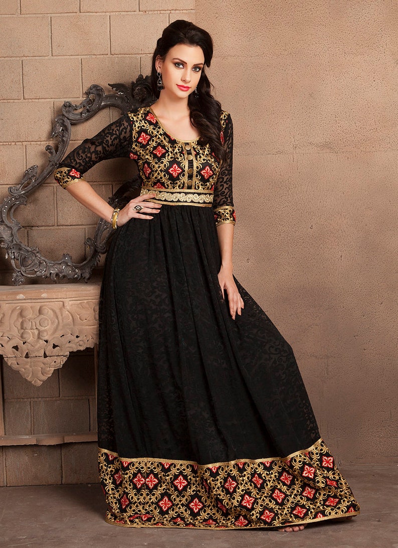 Black and Gold Color Dubai Style Islamic Dress for women moroccan caftan african wedding takchita dresses