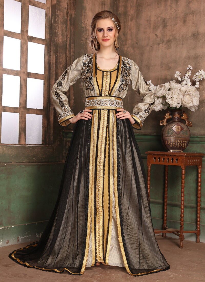 Islamic Moroccan Brocade Kaftan for 