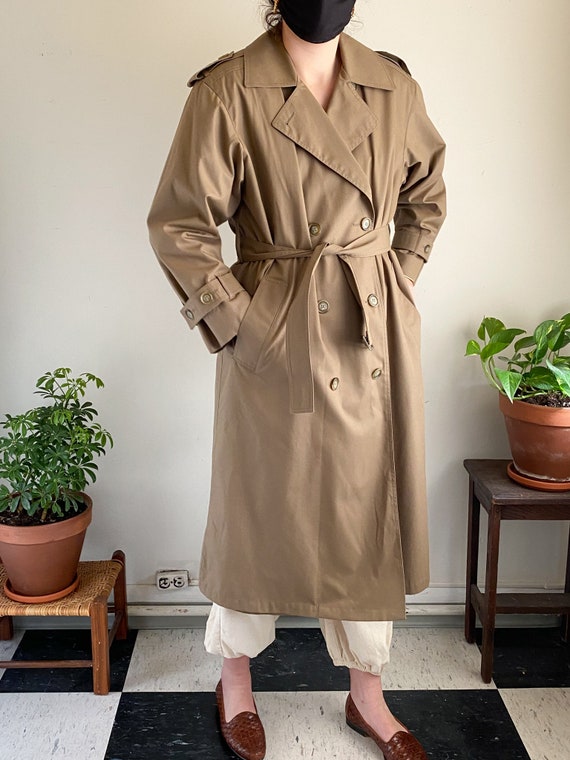 Vintage London Fog Taupe Trench Coat