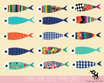 Download Fish Border Etsy