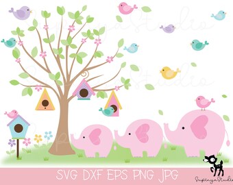 Free Free 324 Elephant Tree Svg SVG PNG EPS DXF File