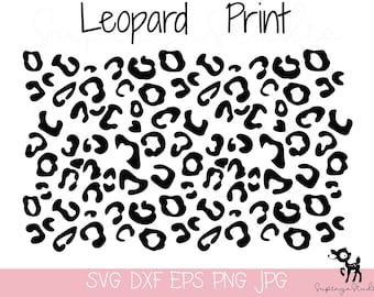Leopard Print SVG Animal Print SVG Cut File Leopard Svg Animal Spots Cheetah SVG Digital Download file