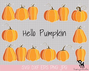 Kürbis Svg Bundle, Hello Kürbis, Halloween Svg, Kürbis Svg, Herbst Svg, Herbst Svg, Kürbis Svg Datei, Kürbis Clipart Svg