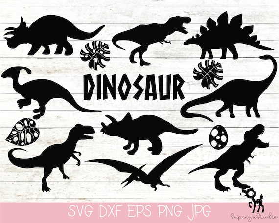 Dinosaur Svg Bundle Dinosaur Clipart T-rex Svg Cute Dinosaur - Etsy