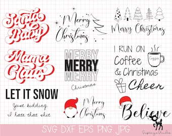 Christmas SVG Bundle, Natale, Christmas svg, Christmas Bundle, Merry Christmas, Christmas T-Shirt, Winter SVG, Funny Christmas SVG