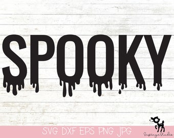 Spooky SVG, Halloween shirt svg, Halloween svg,Spooky shirt svg, Spooky Vibes svg, trick or treat svg, Ghost svg, png, dxf files for cricut