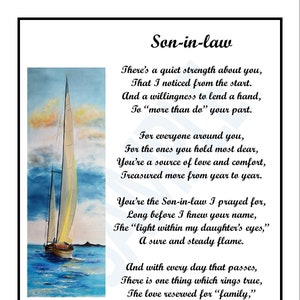 Son In Law From One Parent- Son in law download,-Son-in-law Gift  Poem ,Thank You Son-in-Law, Son-in-Law Appreciation, Best Son in Law