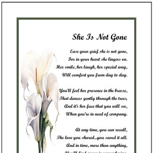 Memorial print, digitale download rouwgedicht-gedicht sympathie-begrafeniscadeau-gedenkteken gedicht-herinnering gedicht-sympathie cadeau, Memorial cadeau