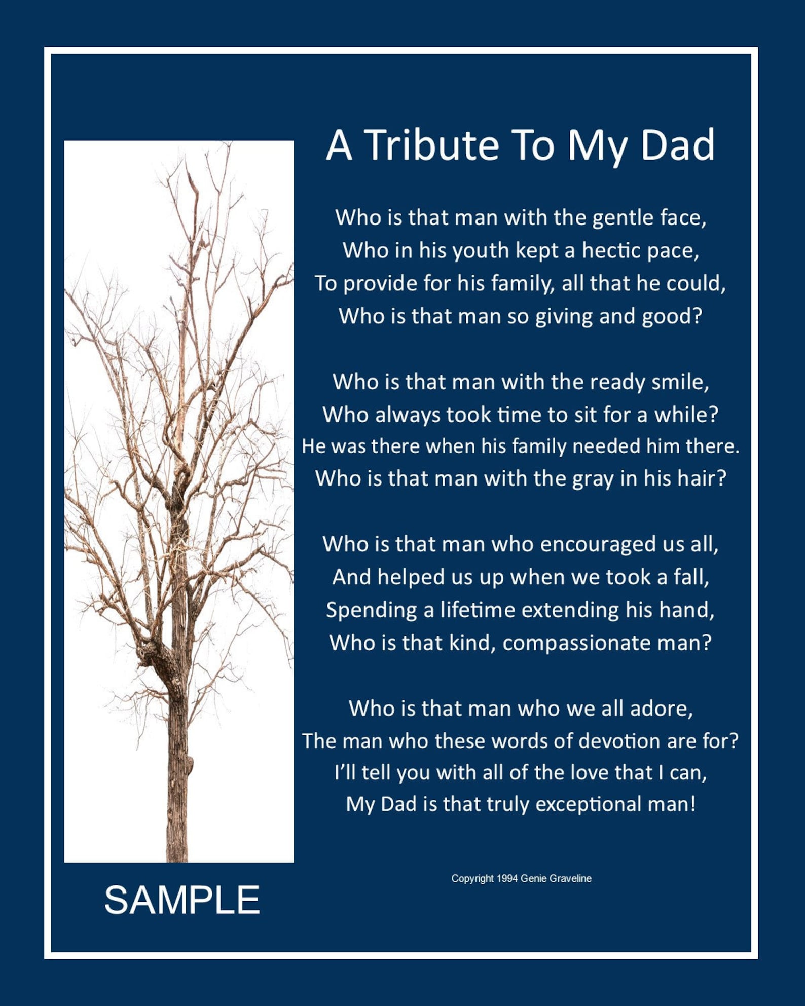 how to write a tribute speech for my father