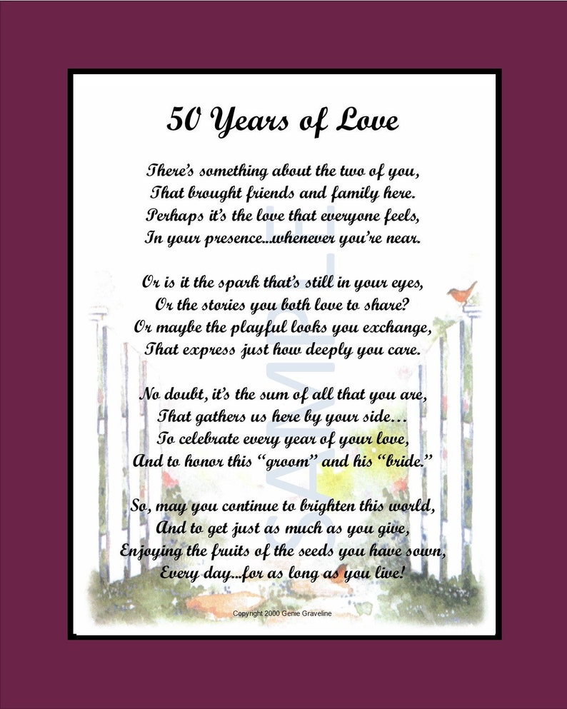 50 Years of Loveinstant Download 50th Wedding Anniversary Etsy