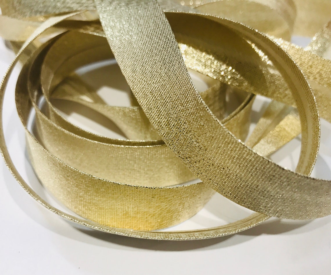 Silver /Gold HIGH QUALITY Single Folded Bias Binding Tape Etsy