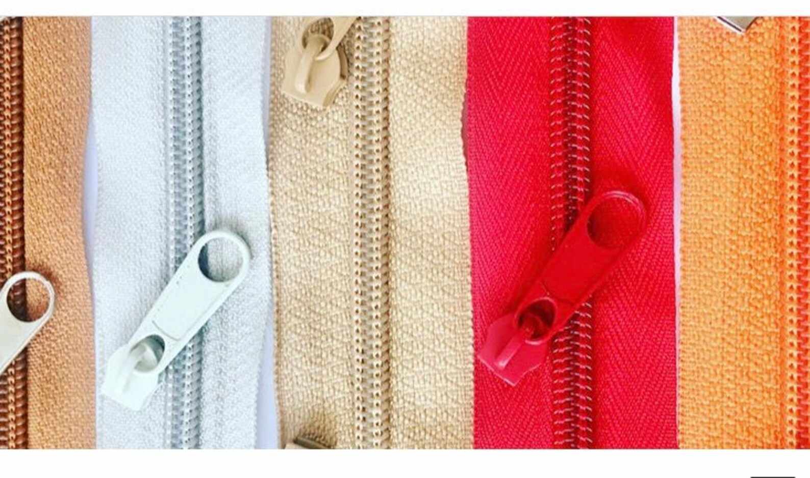 Continuous Zip and sliders Typ 10 Zippers Cushions Upholster Etsy