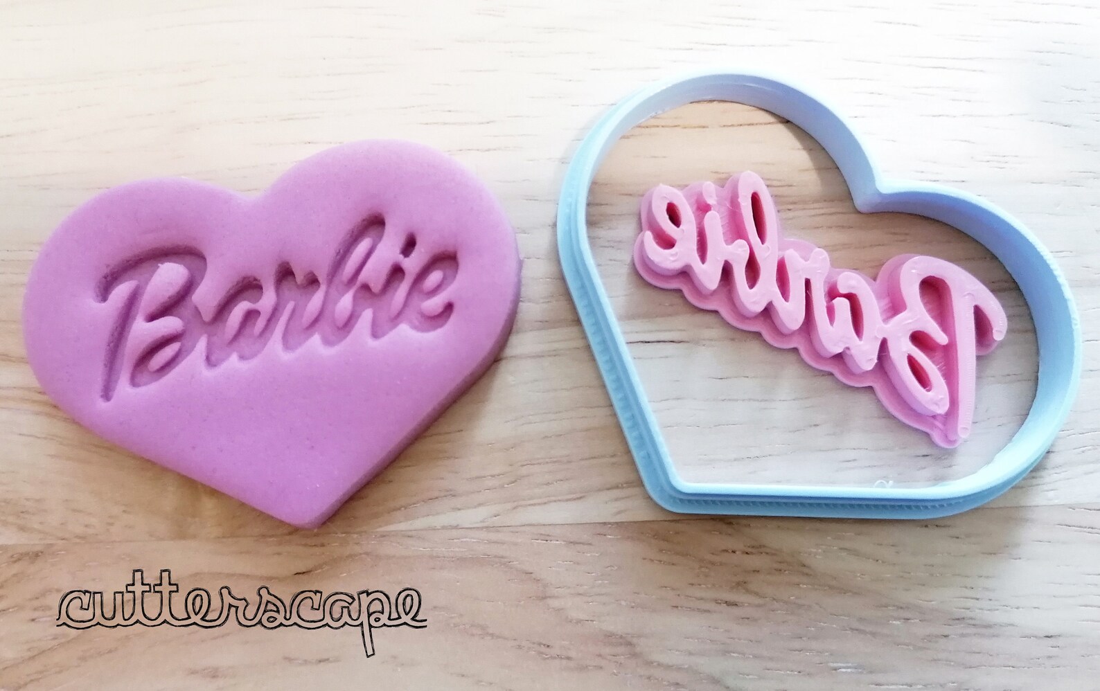 Barbie Stamp & Cutter Small Suitable as Cupcake Topper | Etsy