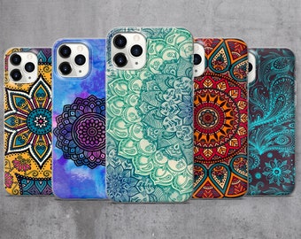 Mandala Boho Phone Case For iPhone Samsung Huawei Realme Honor Asus Xiaomi Realme Oneplus Pixel Oppo