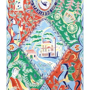 Spaniards Inn Poster, Traditional Pub, Art Print, Painting, Watercolour, Original Design, Highwayman, Hampstead, Highgate, London, A3, A2 A1