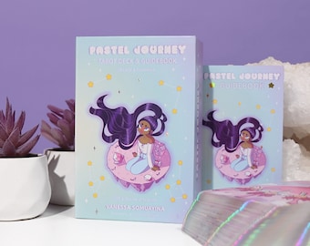 The Pastel Journey Tarot Deck & Guidebook ⎮Indie Tarot Deck ⎮Vanessa Somauyina⎮Cute Inclusive Tarot Deck