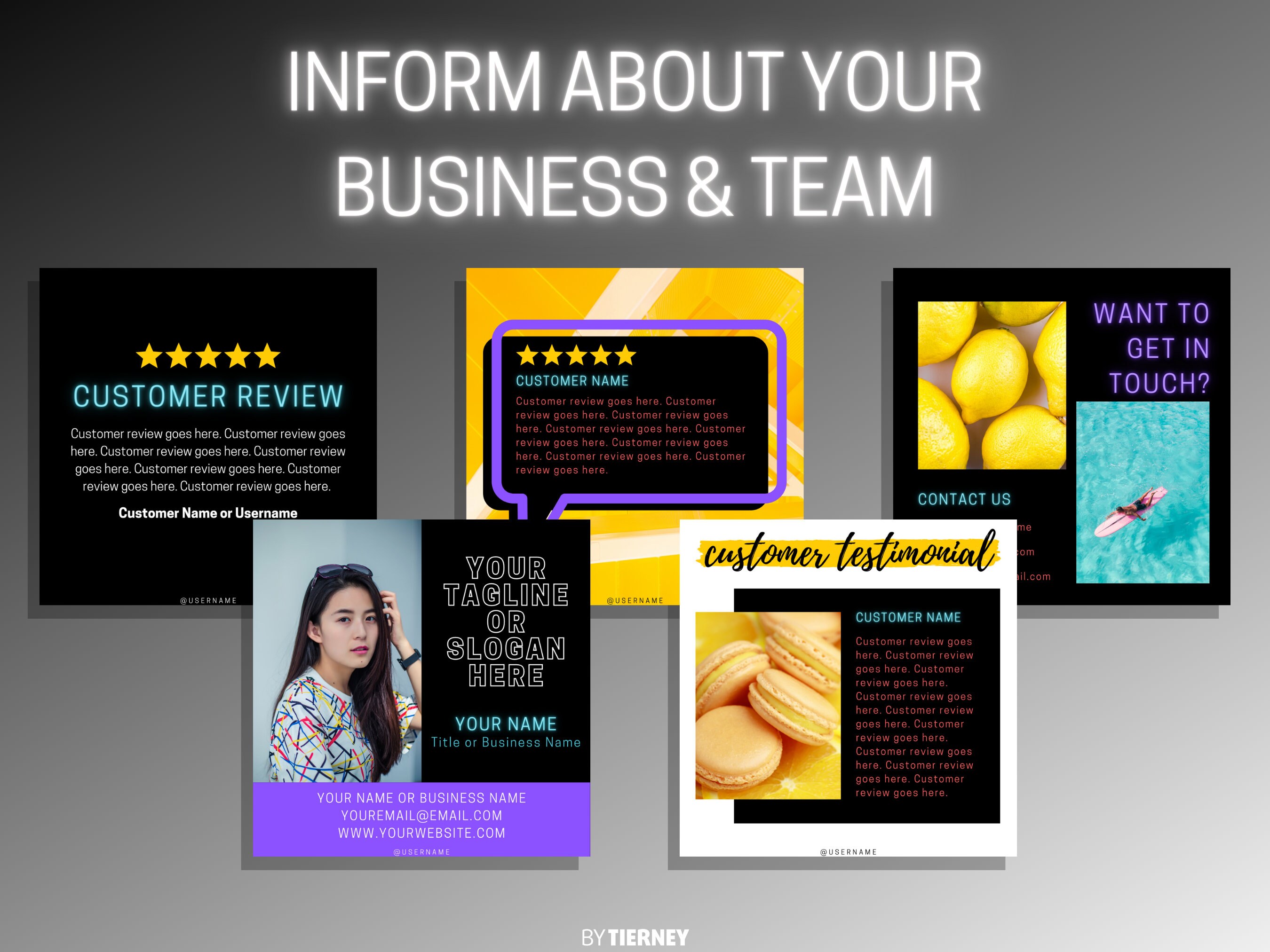 100 Instagram Engagement Booster Template Bundle for Canva | Branding ...