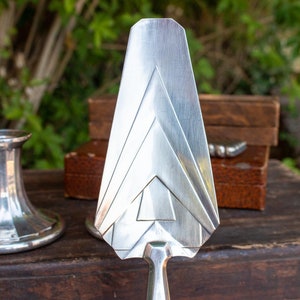 Cake server Silver Plated  spatula  Vintage French Art déco