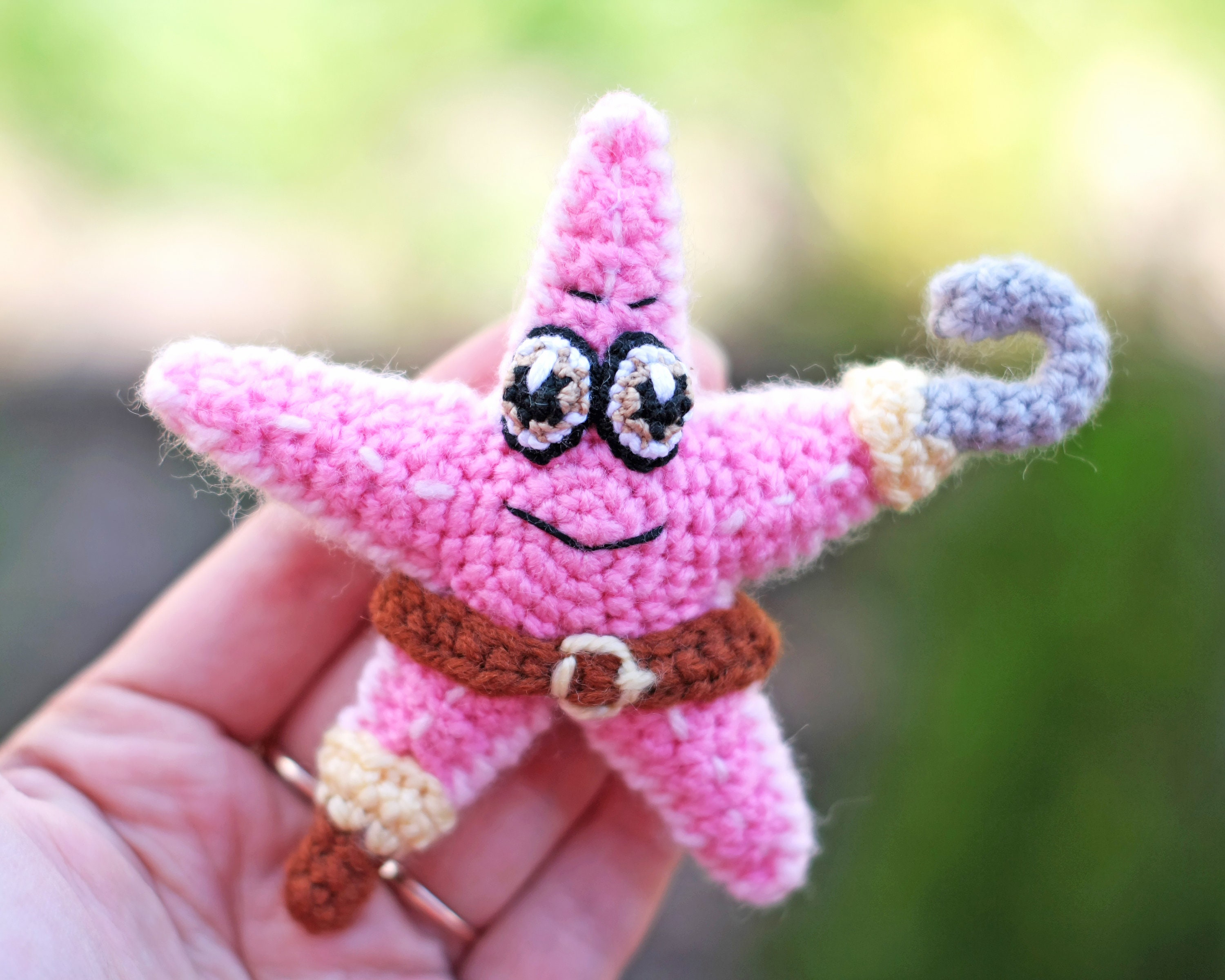 Fun sea star crochet pattern amigurumi starfish cute easy Etsy