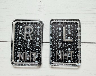 Skeletons Xray Markers Lead Initial Radiology Tech Gift Set