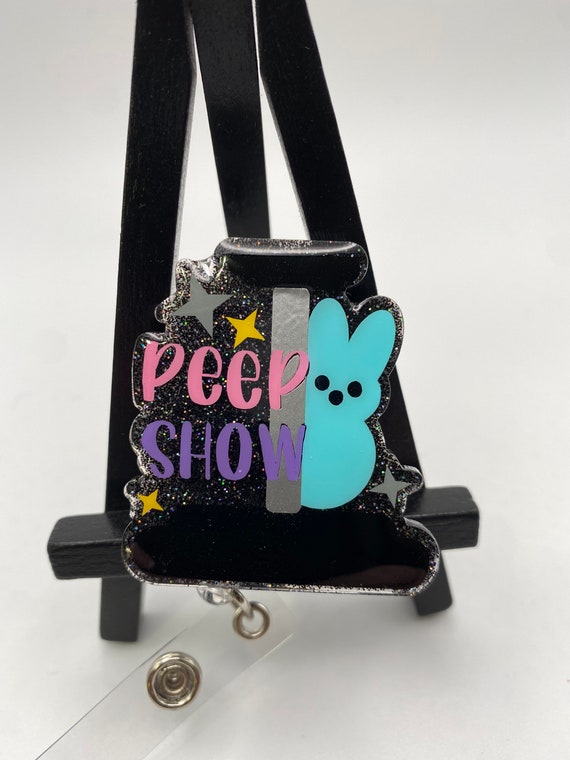 Easter Peep Show Badge Reel Nurse Retractable Badge Reel Health