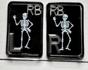 Dancing Skeletons Xray Markers Lead Initial Radiology Tech Gift Set