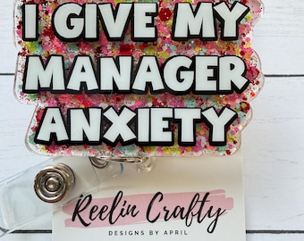 Funny Nurse Badge Reel, Sarcastic badge holder Sassy ID Holder, Healthcare Worker Gift