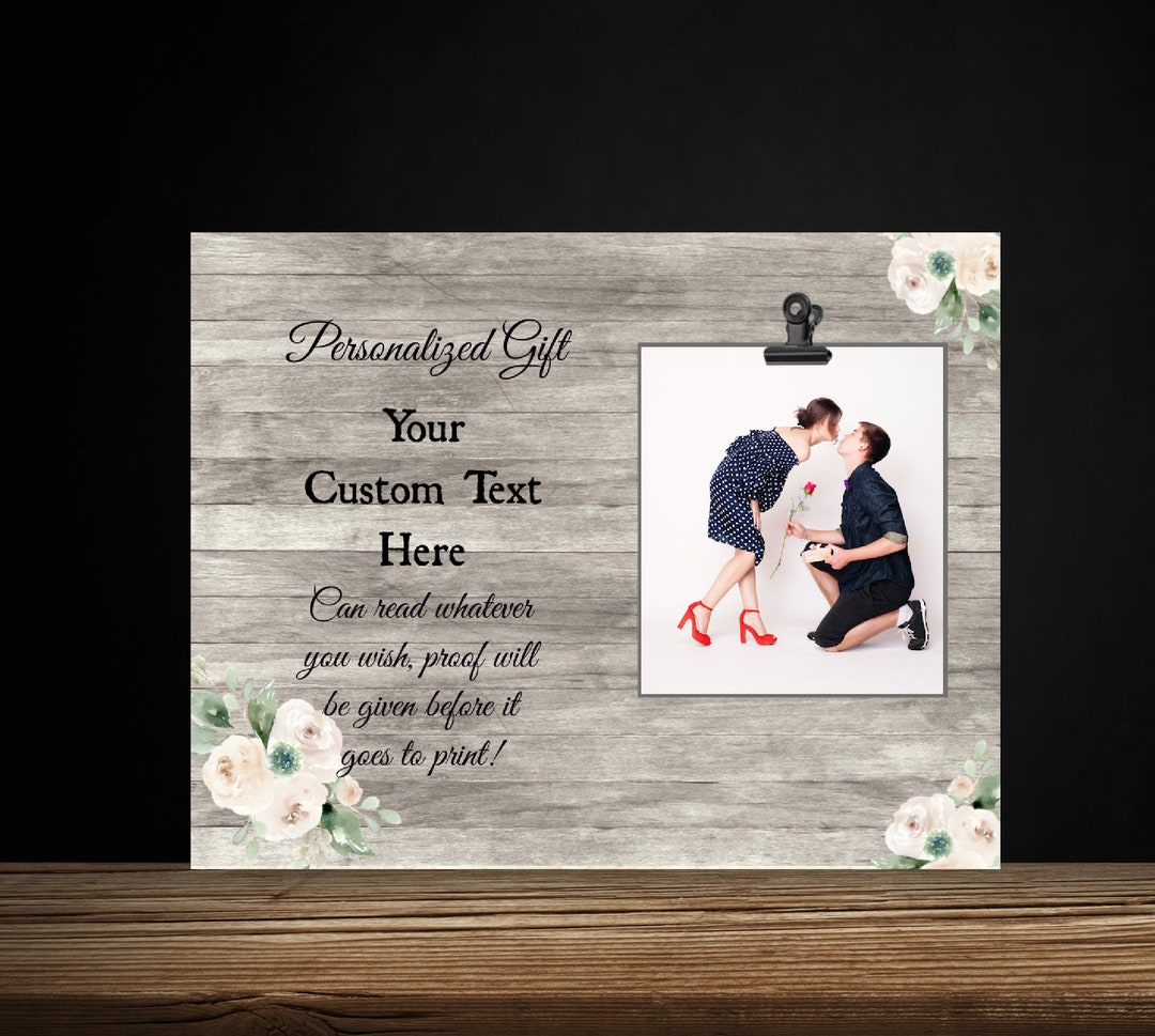 Custom Frame, Personalized Picture Frame, Create Your Own Frame