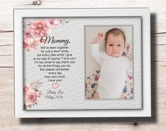 First Mother's Day Picture Frame | 1st Mother's Day Gift from Baby | Mothers Day Gift | Personalized First Mother's Day 2026