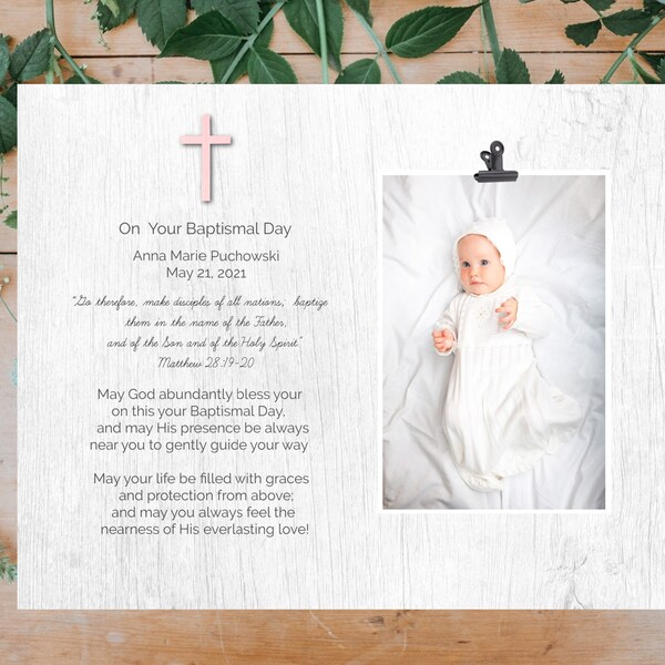 Baptism Gift Girl From Grandparents Etsy
