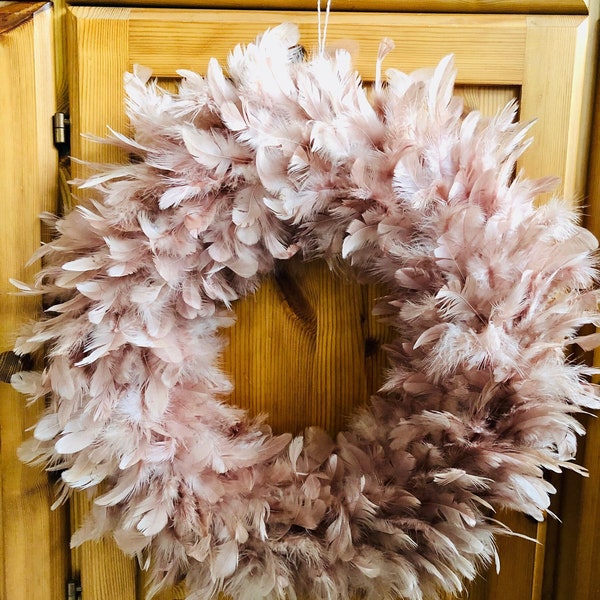 Feather Wreath for Home Decor