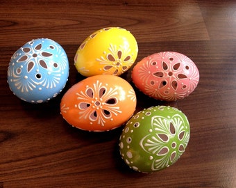 Set of 5 Easter Eggs
