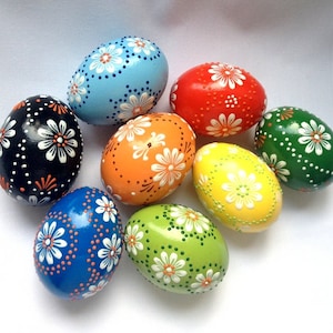 Set 8 Colour Easter Eggs